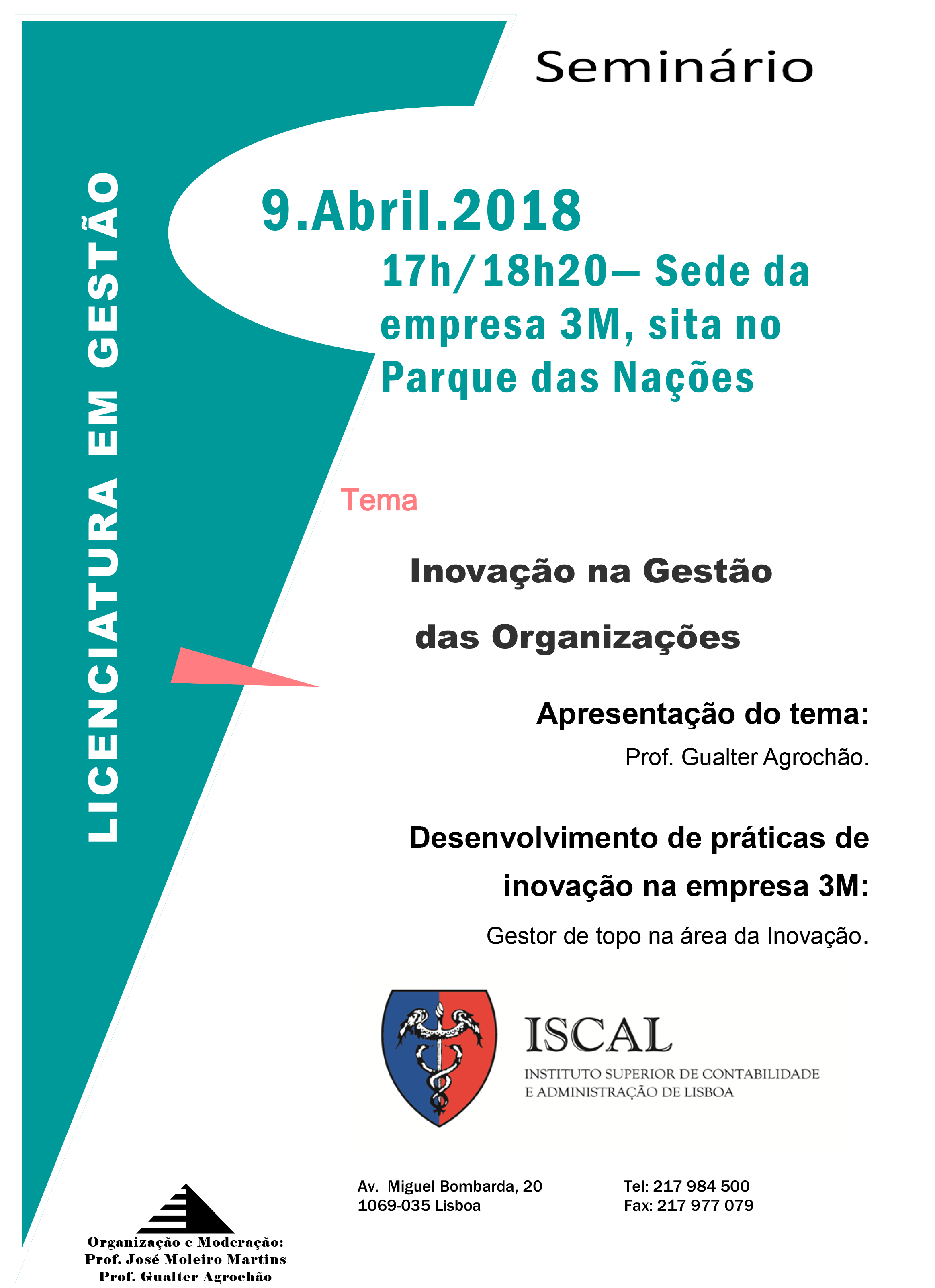 Seminário "Inovação na Gestão das Organizações"